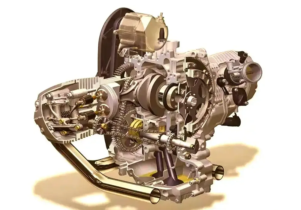 Système de transmission de puissance et de changement de vitesse pour moto