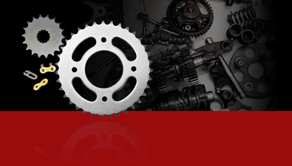 Pièces de transmission de moto