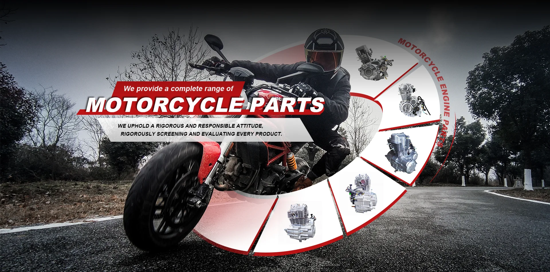 Pièces de moteur de moto de haute qualité